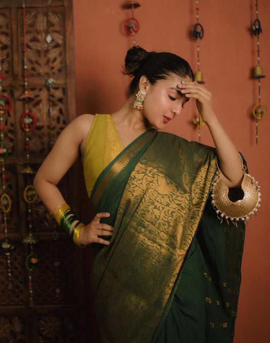 Sungudi Cotton Saree ( CS 35)