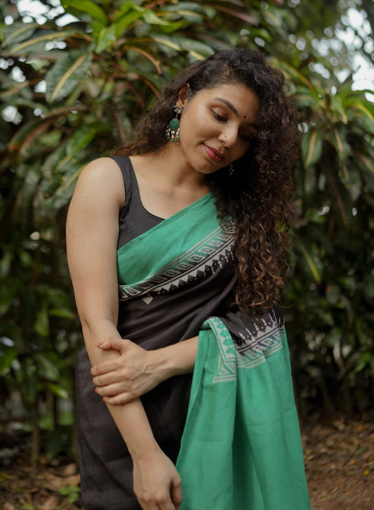 Linen saree - L01