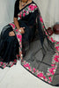 Floral Embroidery saree (01 FS)