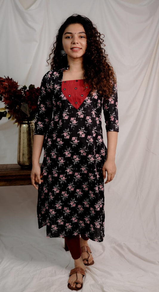 Designer Kurthi(Code-1637 BK)