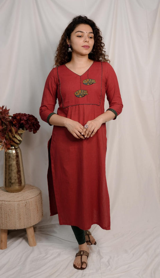 Designer Kurthi(Code-1600 BK)