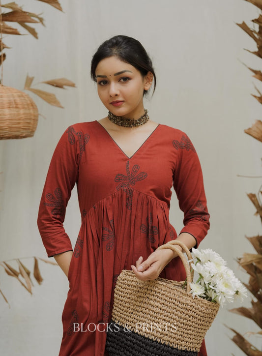 Designer Kurthi (Code - 2085 BK)