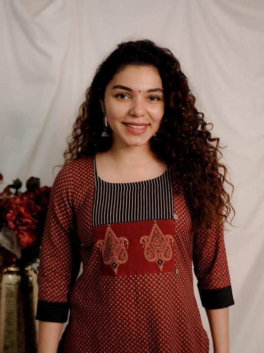 Designer Kurthi(Code-1633 BK)