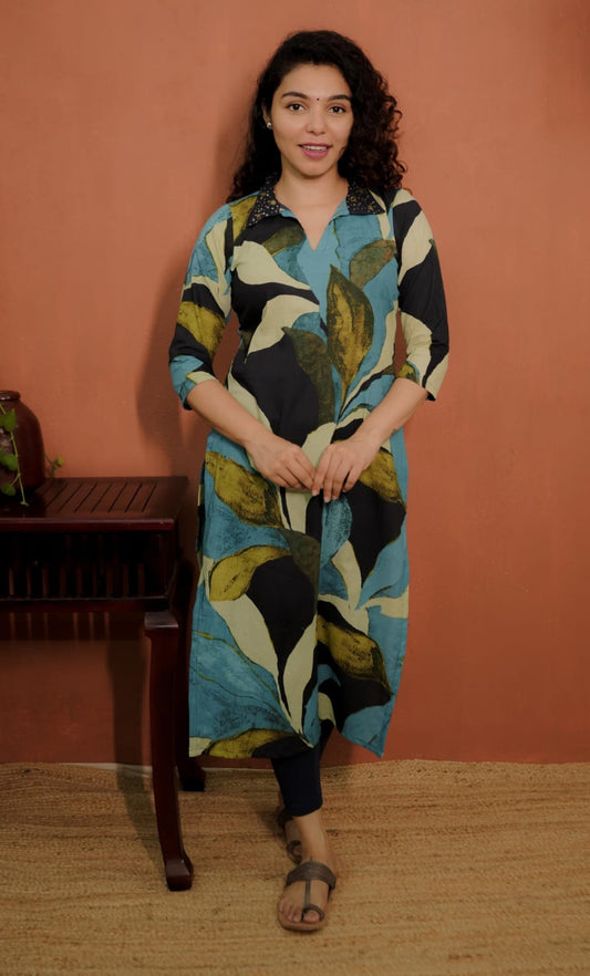 Designer Kurthi (Code - 1793BK)