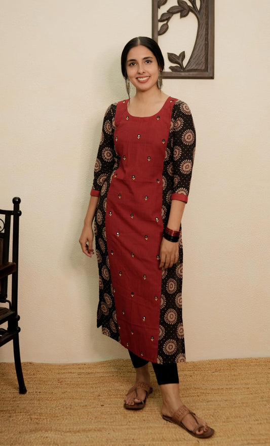 Designer Kurthi(Code-1663 BK)