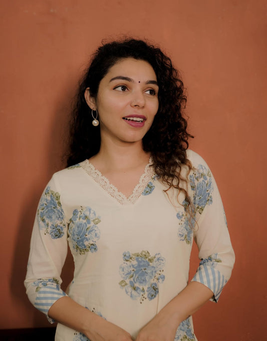 Designer Kurthi (Code - 1790 BK)