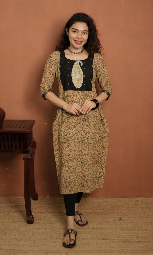 Designer Kurthi (Code - 1887 BK)