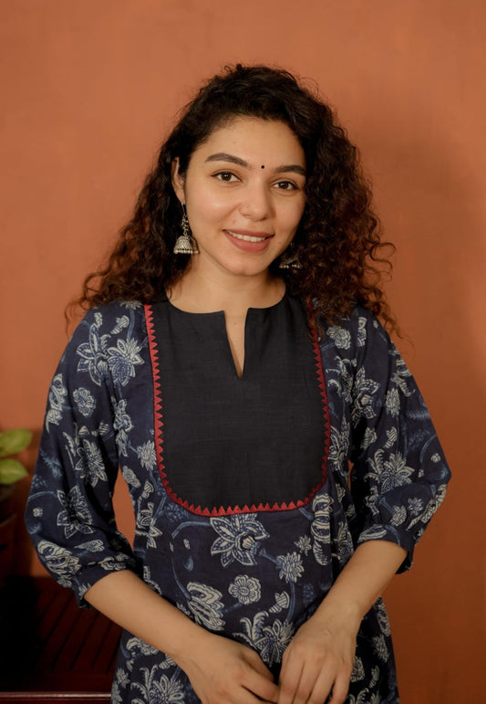 Designer Kurthi (Code - 1739 BK)