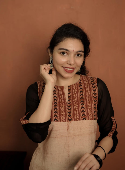 Designer Kurthi (Code - 1882 BK)