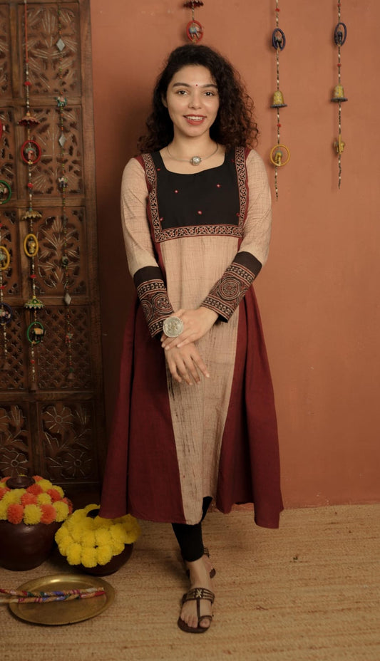 Designer Kurthi (Code - 1885 BK)