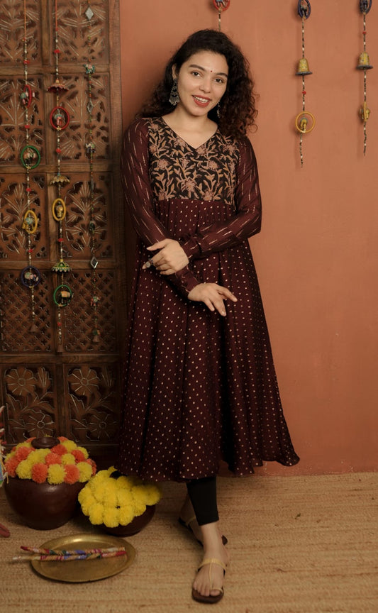 Designer Kurthi (Code - 1889 BK )