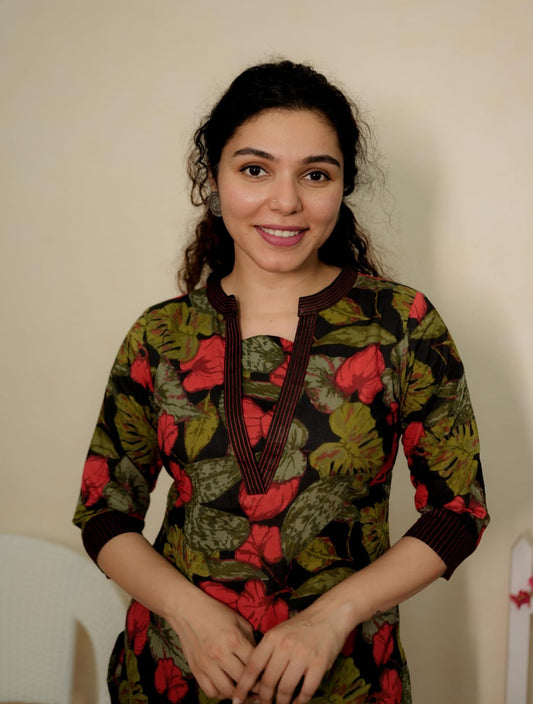 Designer Kurthi (Code-1711 BK)