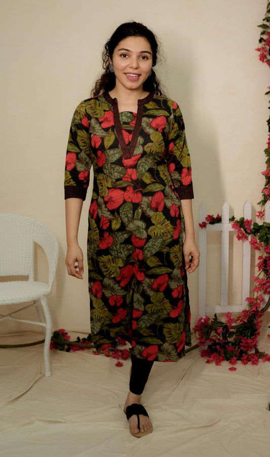 Designer Kurthi (Code-1711 BK)