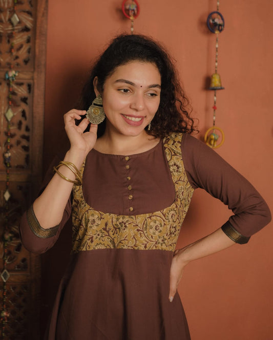 Designer Kurthi (Code - 1902 BK)