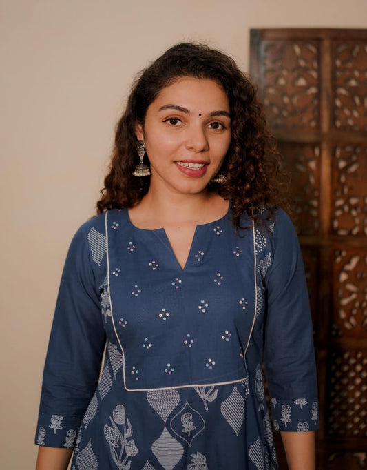 Designer Kurthi (Code-1766 BK)