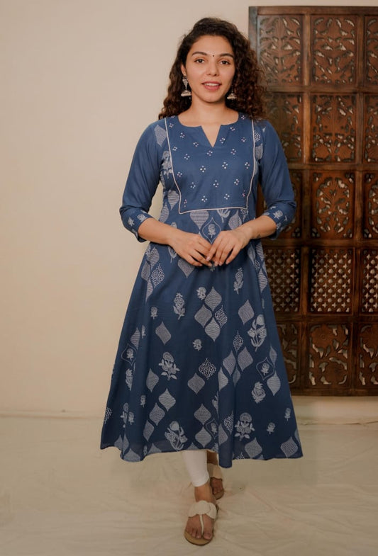 Designer Kurthi (Code-1766 BK)