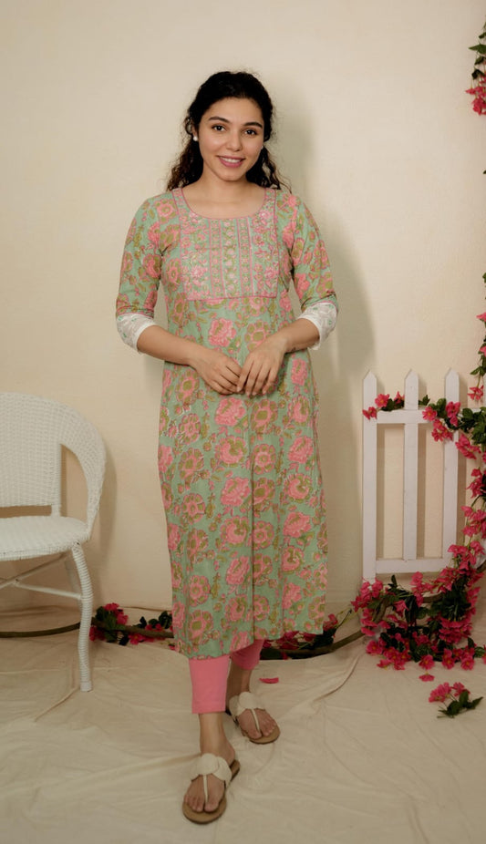 Designer Kurthi (Code-1709 BK)