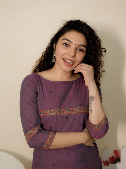 Designer Kurthi (Code-1738 BK)