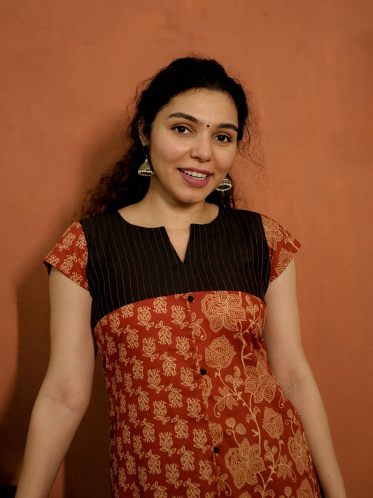 Designer Kurthi (Code -1722 BK)