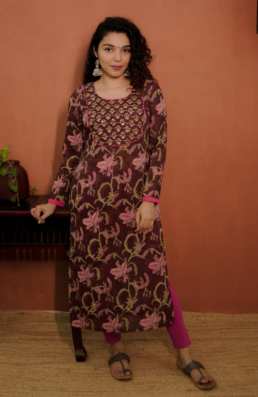 Designer Kurthi (Code-1792BK)