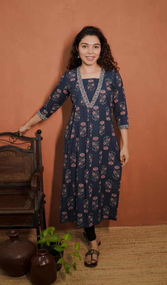 Designer Kurthi (Code-1827 BK)