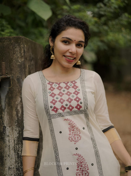 Designer Kurthi (Code - 1847 BK)