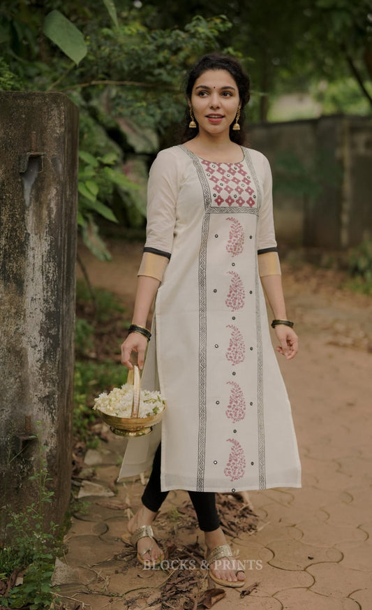 Designer Kurthi (Code - 1847 BK)