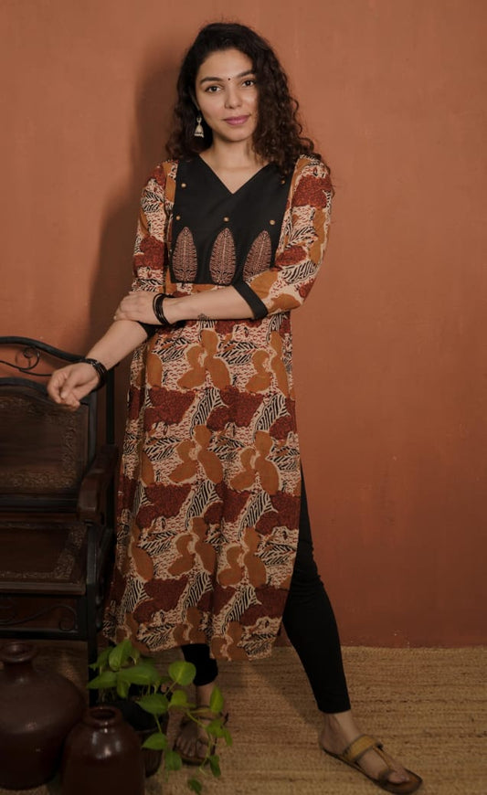 Designer Kurthi (Code - 1832 BK)