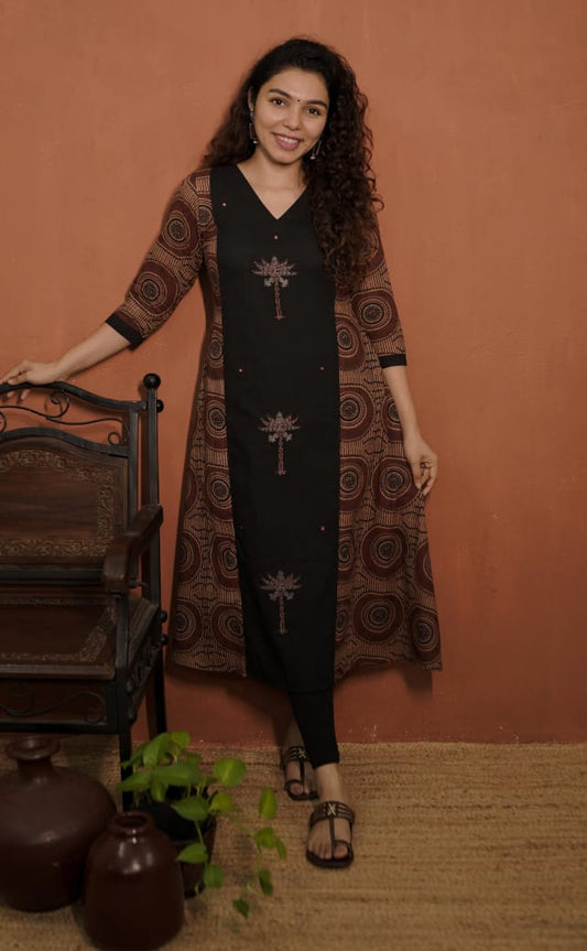 Designer Kurthi (Code - 1802 BK)
