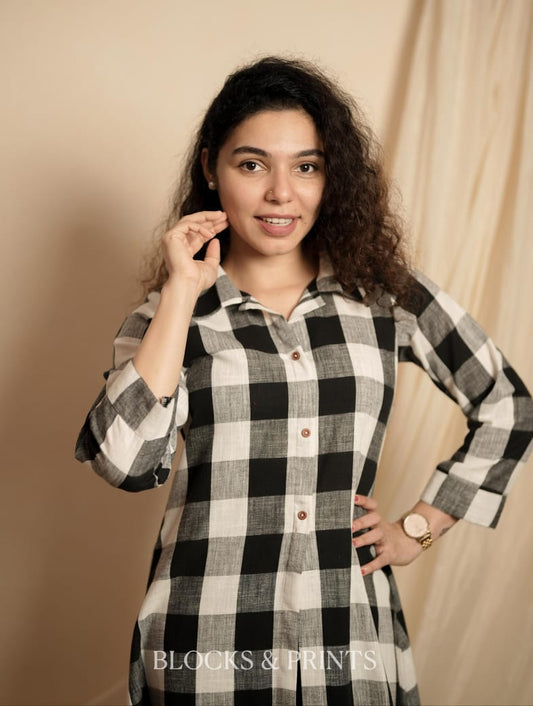 Designer Kurthi (Code - 2051 BK)