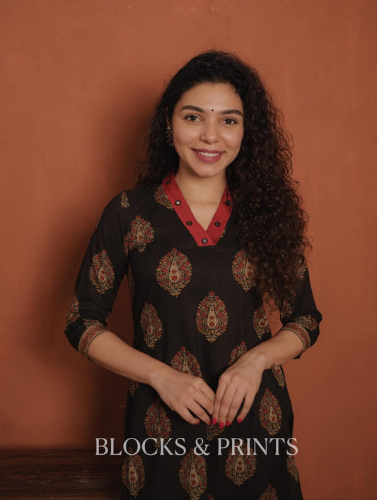 Designer Kurthi (Code - 2002 BK)