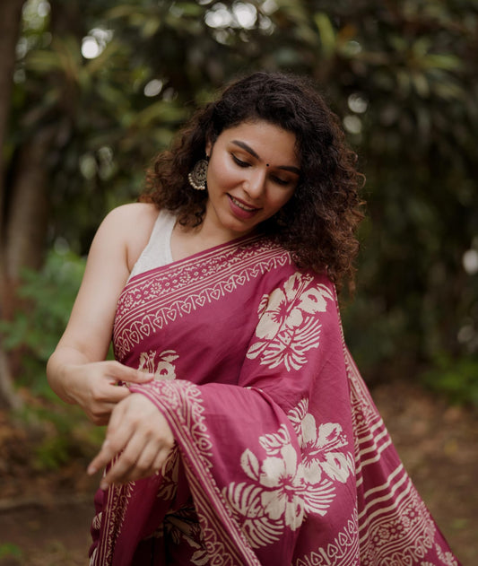 COTTON SAREE -(CS18)