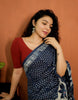 Indigo Cotton Saree(CS 22)