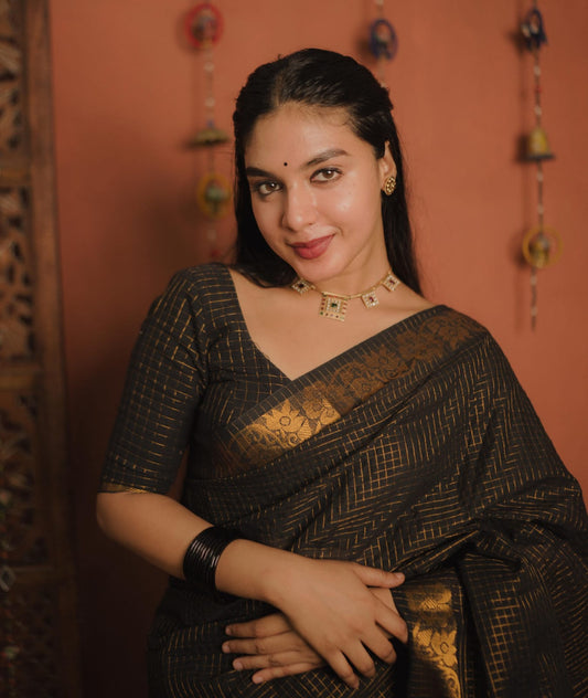 Sungudi Cotton Saree (Code - CS 39)