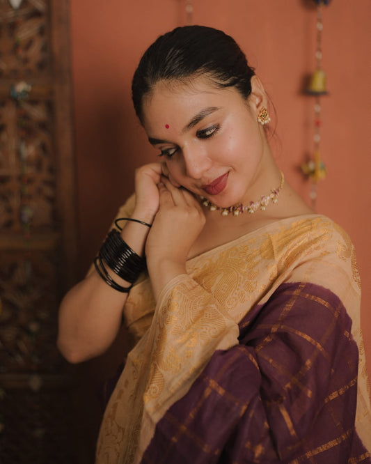 Sungudi Cotton Saree (Code - CS 40)