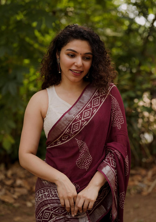 Linen Saree(Code-08 LS)
