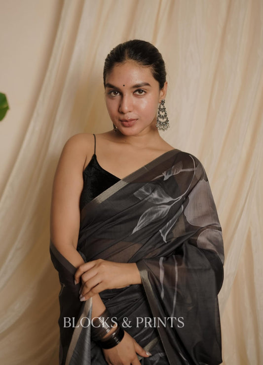 Chanderi silk Saree ( code - 121 SS)