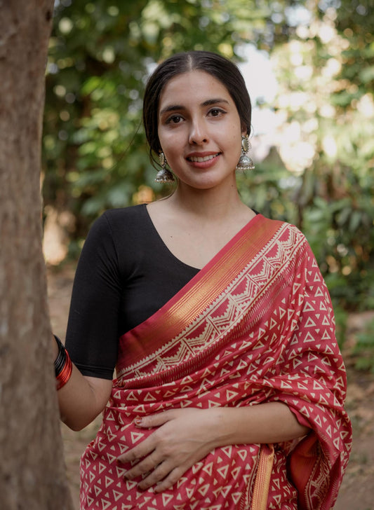 Maheshwari Silk Saree(27 SS)