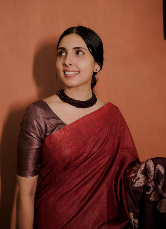Tussar Silk Saree (50 SS)