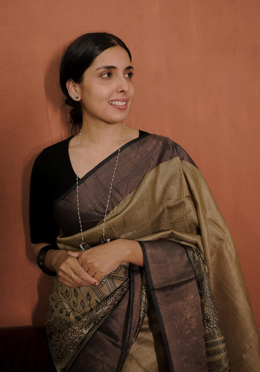 Tussar Silk Saree (53 SS)