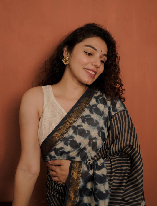 Maheshwari Silk Saree - (58 SS)