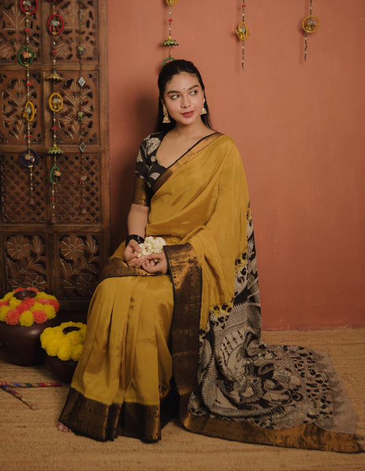 Handloom Silk Saree (Code - 66 SS)
