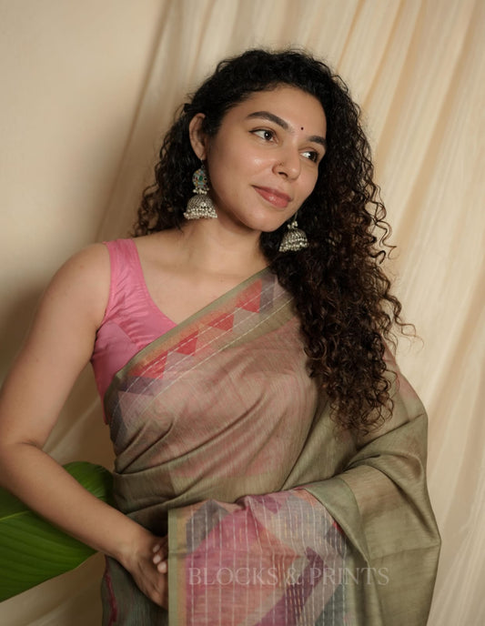 Chanderi Silk Saree (Code - 89 SS)