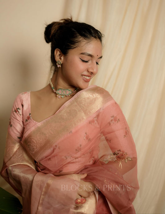 Organza Silk Saree (Code - 98 SS)