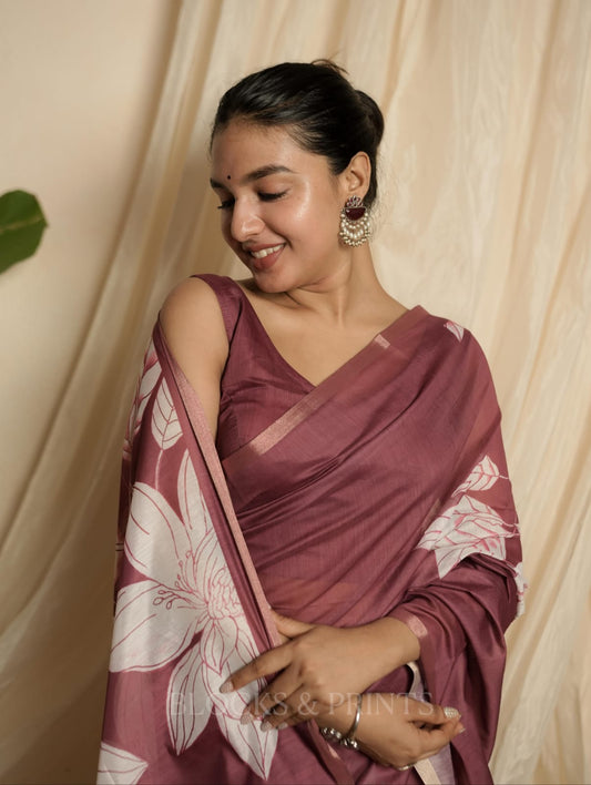 Chanderi silk Saree ( code - 82 SS)