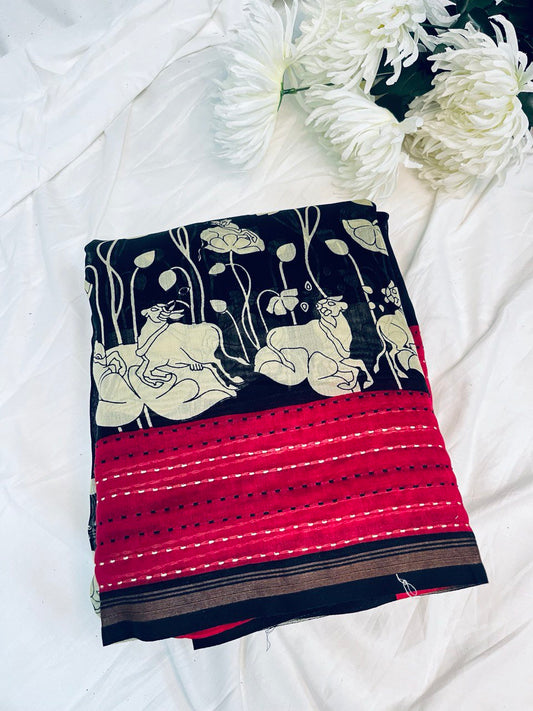 CHANDERI SILK SAREE-(CH02)