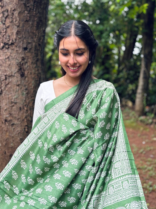 SEMI SILK SAREE -(SM19)