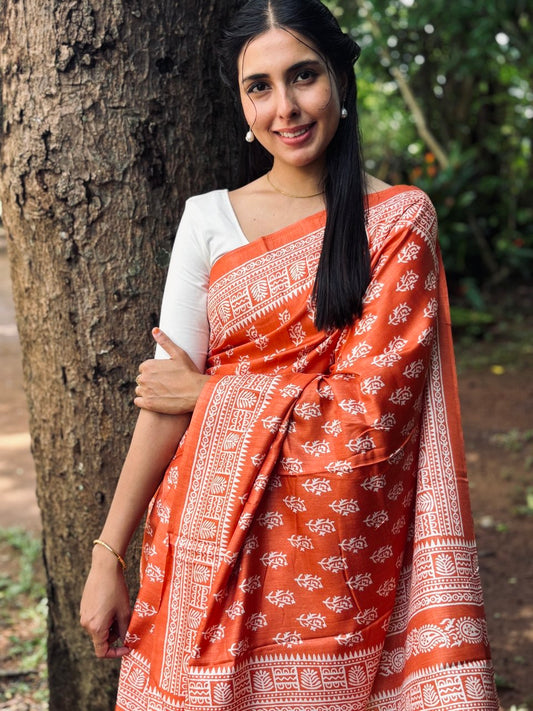 SEMI SILK SAREE -(SM21)