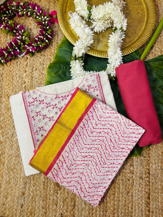 KERALA COTTON SALWAR SET -(KR50)