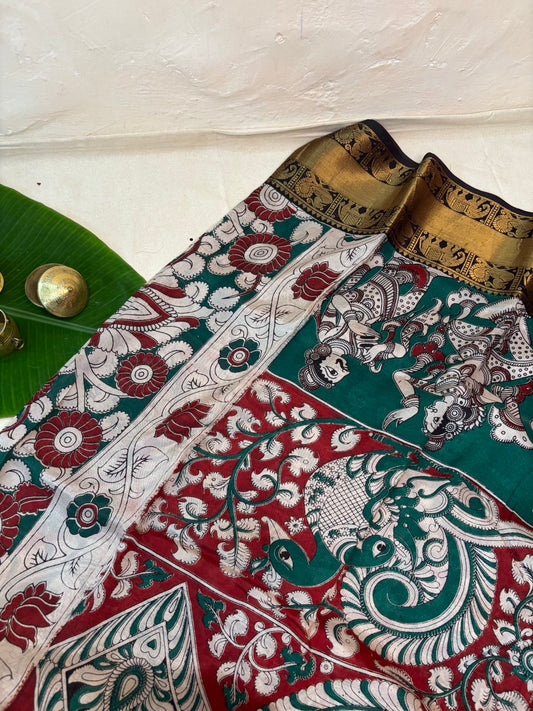 HANDLOOM SILK SAREE -(SG18)